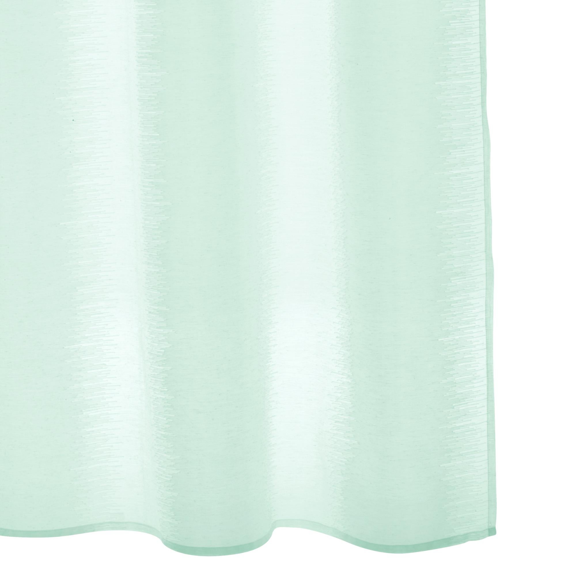 Deconovo Tenda in Voile con Occhielli 140 X 240 Cm Nero