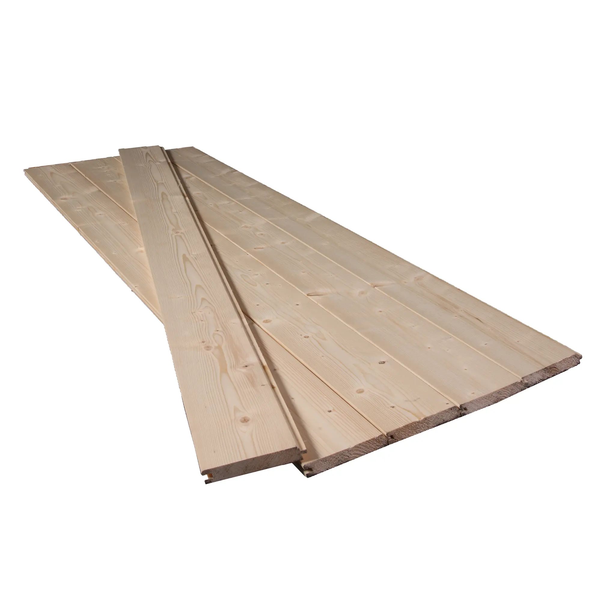 Listone legno grezzo abete L 200 x H 15 cm Sp 20 mm
