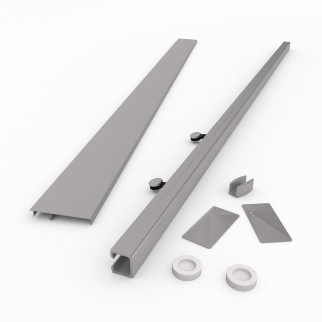 CCJH 6.6FT/203 cm Binario per porta scorrevole Staffa per montaggio a  soffitto Kit binario per porta scorrevole Sistema per porte con rulli e  gancio per binario a forma di Y per Porta