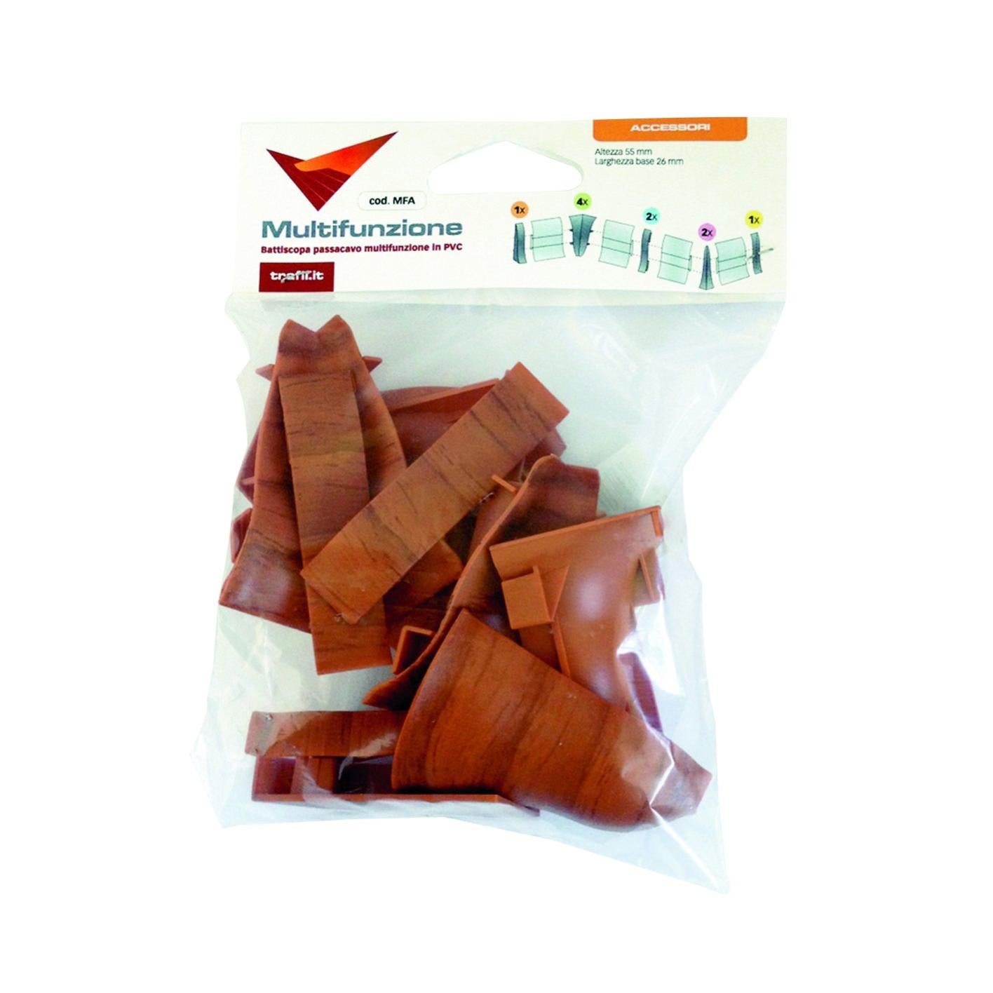 Kit accessori per battiscopa in pvc 10 pezzi Leroy Merlin