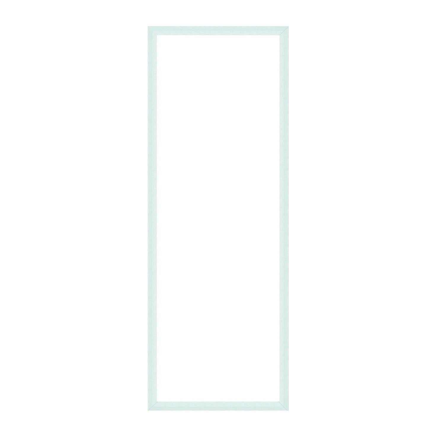 Cornice rettangolare bianco opaco per foto da 37.4x98.4 cm