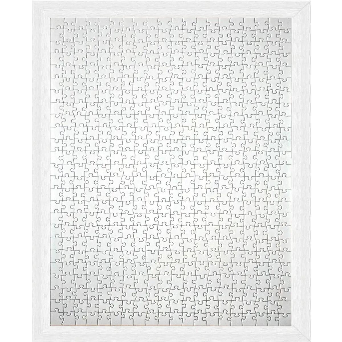 Cornice per puzzle 2000 pezzi bianco opaco per foto da 98.4x75.4