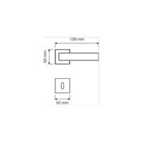 Maniglia Porta Interna LINEA CALI' CORNER - Cromo Satinato Con Accessori - Foto 7