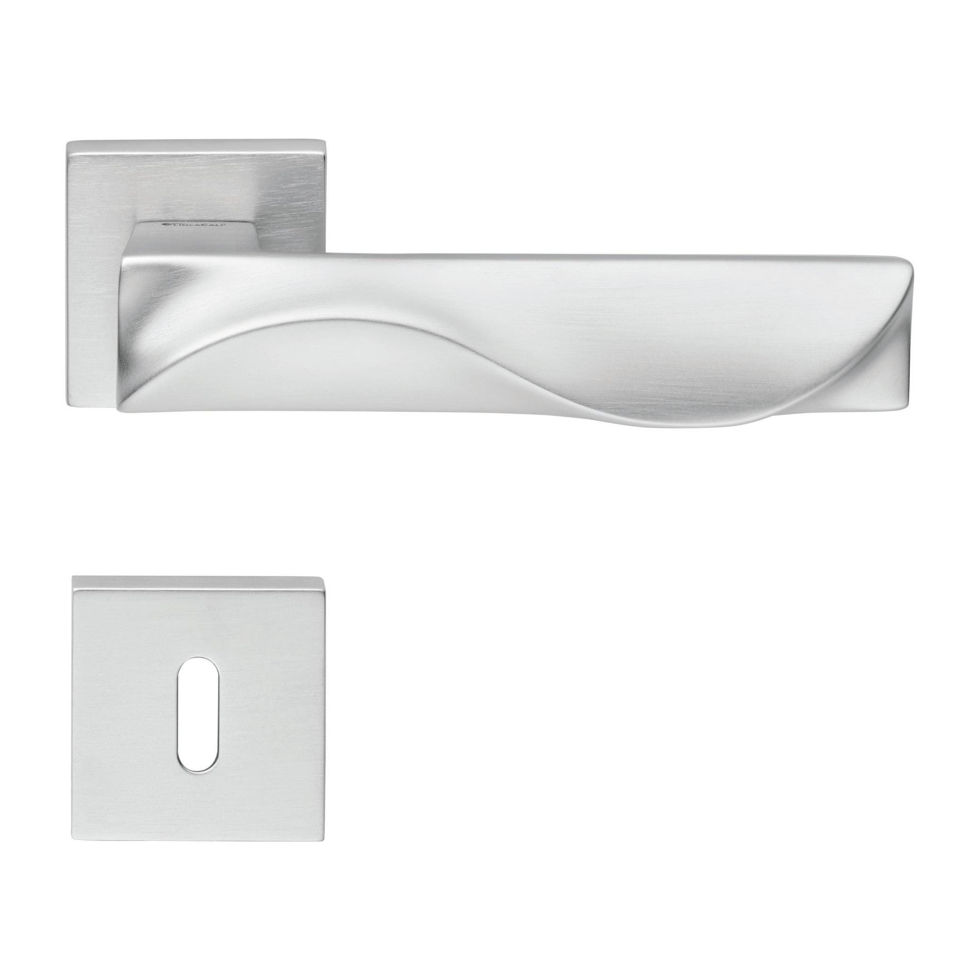 Maniglia Su Rosetta Con Bocchetta LINEA CALI' Duna In Ottone Cromo Satinato 35995806 - Foto 6