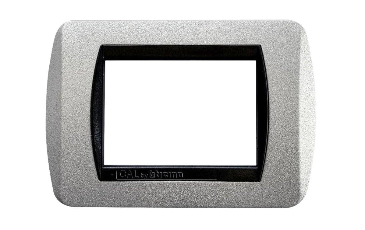 Placca Champagne Vimar Idea Compatibile 3 Posti Metallo 2025