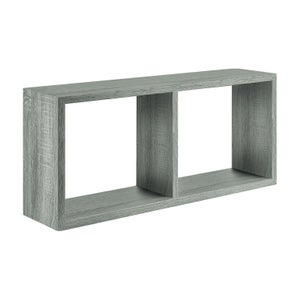 BES-31214 - PER LUI - beselettronica - Mensola Parete Grigio Rovere Moderna  Scaffale Legno MDF Mensola sospesa 685104