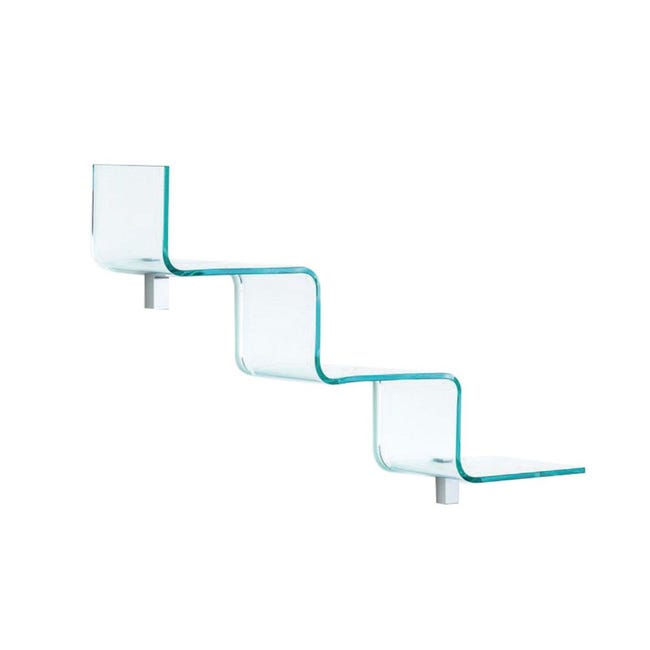 Mensola a muro Cubo in plexiglass L 28.4 cm trasparente | Leroy Merlin Mensola a muro Cubo in plexiglass L 28.4 cm trasparente | Leroy Merlin