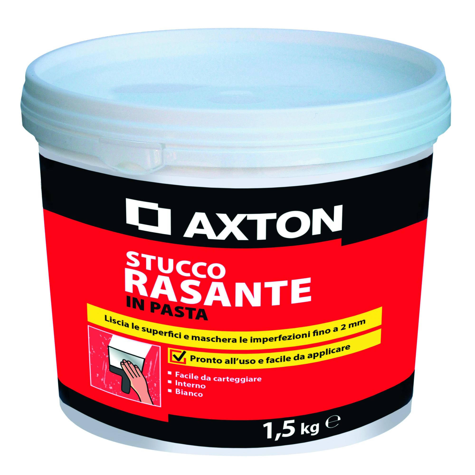 Stucco in pasta per interno AXTON 1.5 kg bianco