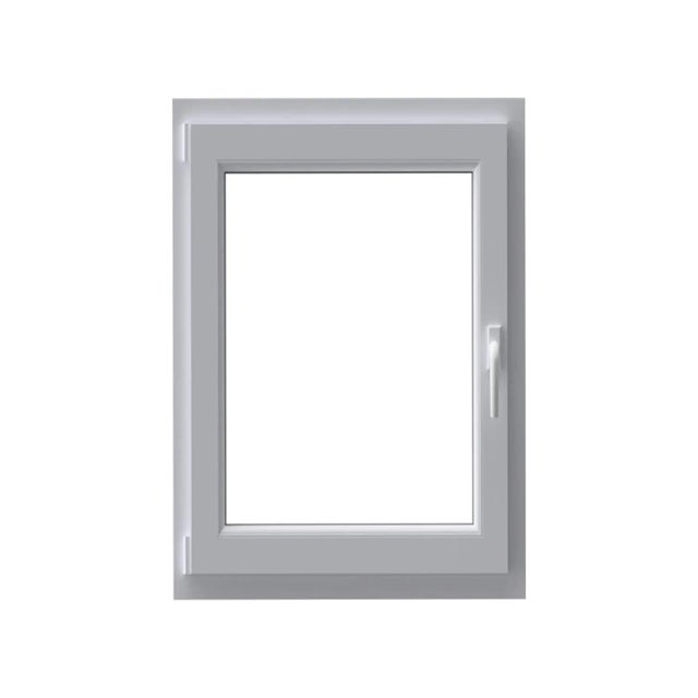 Finestra in PVC bianco L 60 x H 100 cm, 1 anta apertura a sinistra