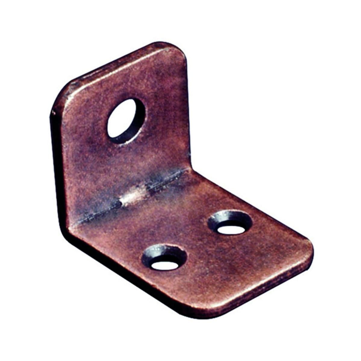 Piastra Angolare In Acciaio Bronzato H 12 Mm 4 Pezzi | Leroy Merlin - Foto 6