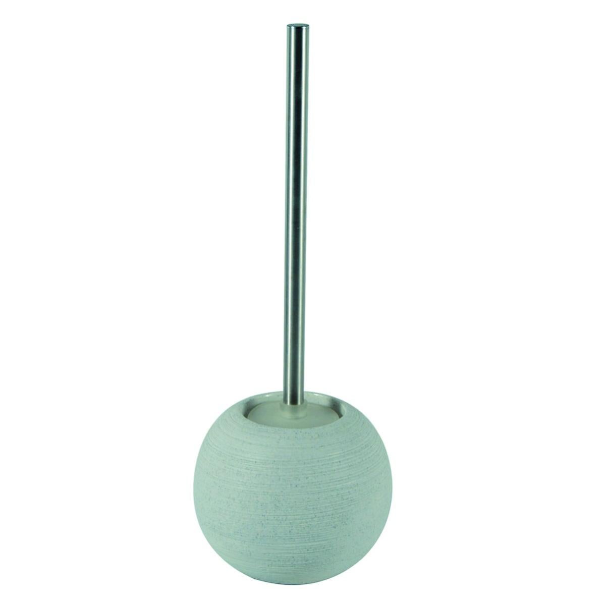 Kiamami Valentina Scopino WC Da Appoggio Verde Salvia – Ceramica Malva Con Setole, 45 Cm, Design Moderno Per Bagno
