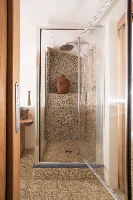 Collana Grani Blu 4 Mm Conchiglia Croce Santiago 2,5 Cm | Vendita - Foto 4