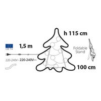 Boao 100 Lampadine In Plastica + 5 Stelle Per Albero Di Natale In Ceramica: Decora Il Tuo Albero Fai Da Te