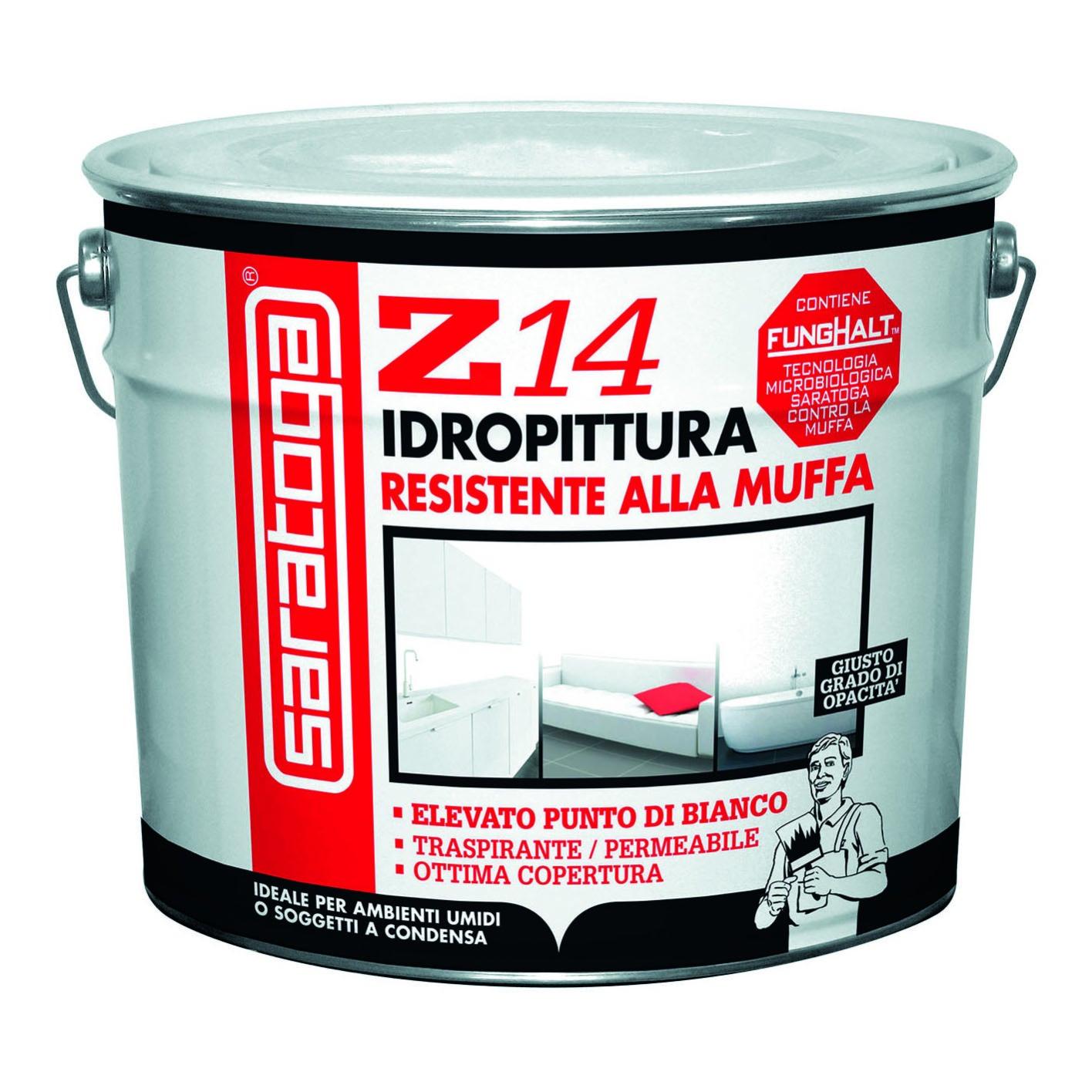 Pittura Murale Traspirante Antimuffa Saratoga Z14 Bianco 10 L Leroy Merlin 2529