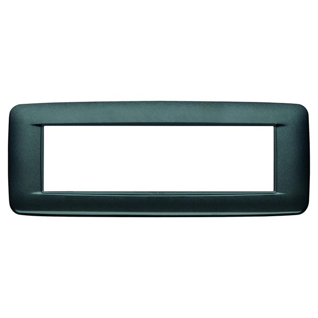 Placca CAL Magic 3 moduli antracite metallizzato | Leroy Merlin Placca CAL Magic 3 moduli antracite metallizzato | Leroy Merlin