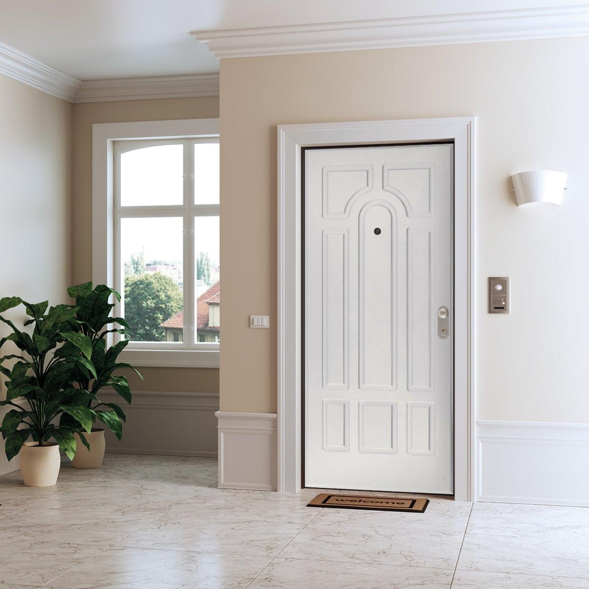 Porta Blindata DI BI Argo Bianco L 90 X H 210 Cm Sinistra Leroy Merlin