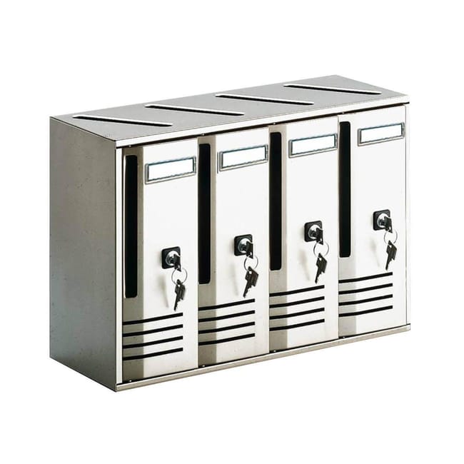 Casellario postale condominiale ALUBOX formato Lettera grigio ...