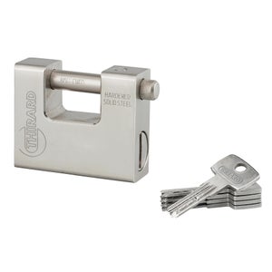 Yale - Y110b/30/147/1 - Cadenas Laiton 30 Mm - Anse Acier Cémenté