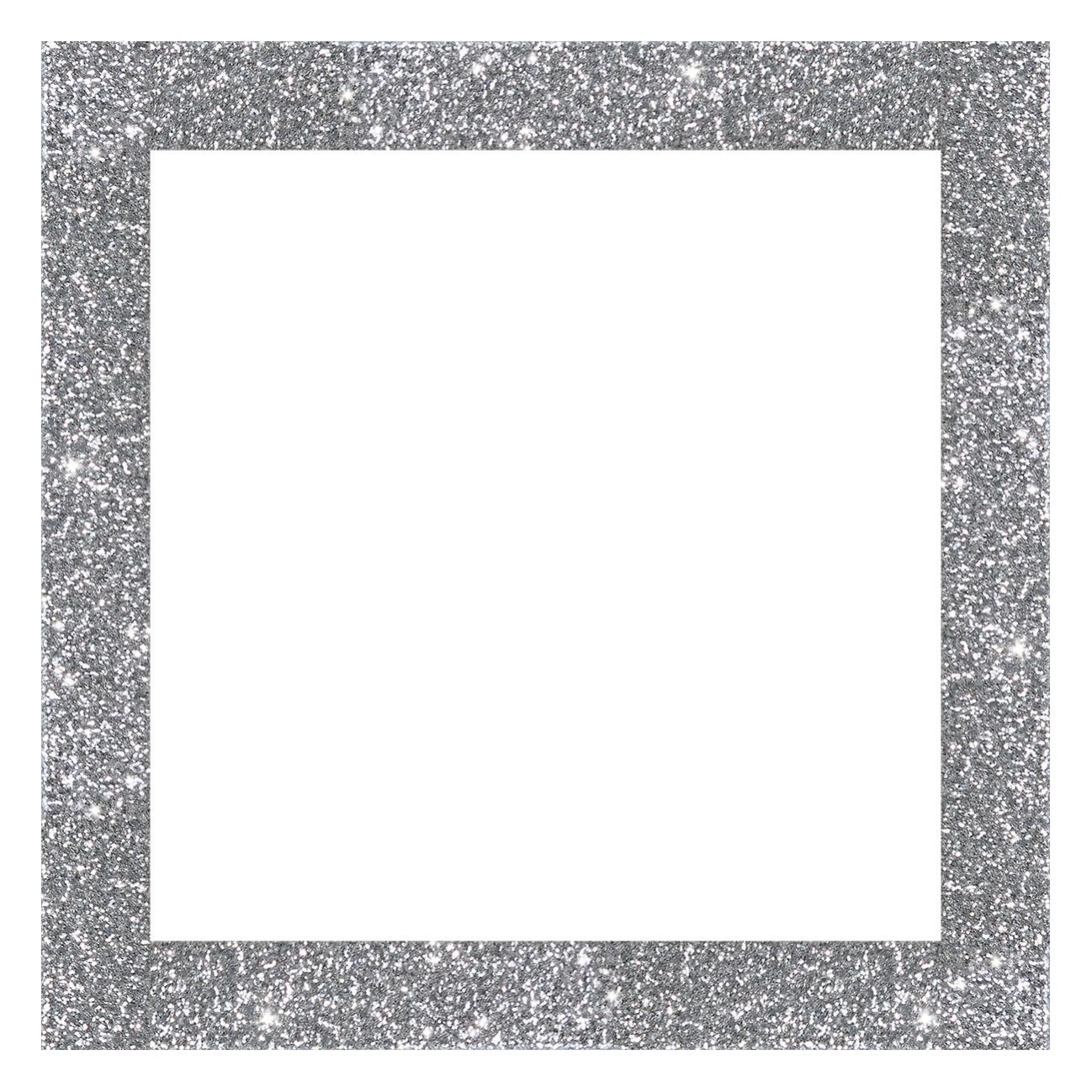 Cornice INSPIRE Brilla argento lucido per foto da 30x30 cm