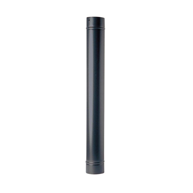 Raccordo Flessibile Per Stufa A Legna - Tubo Singola Parete Acciaio 2mm, Lunghezza 1000mm, Diametro 160mm, Resistente Fino A 600°C