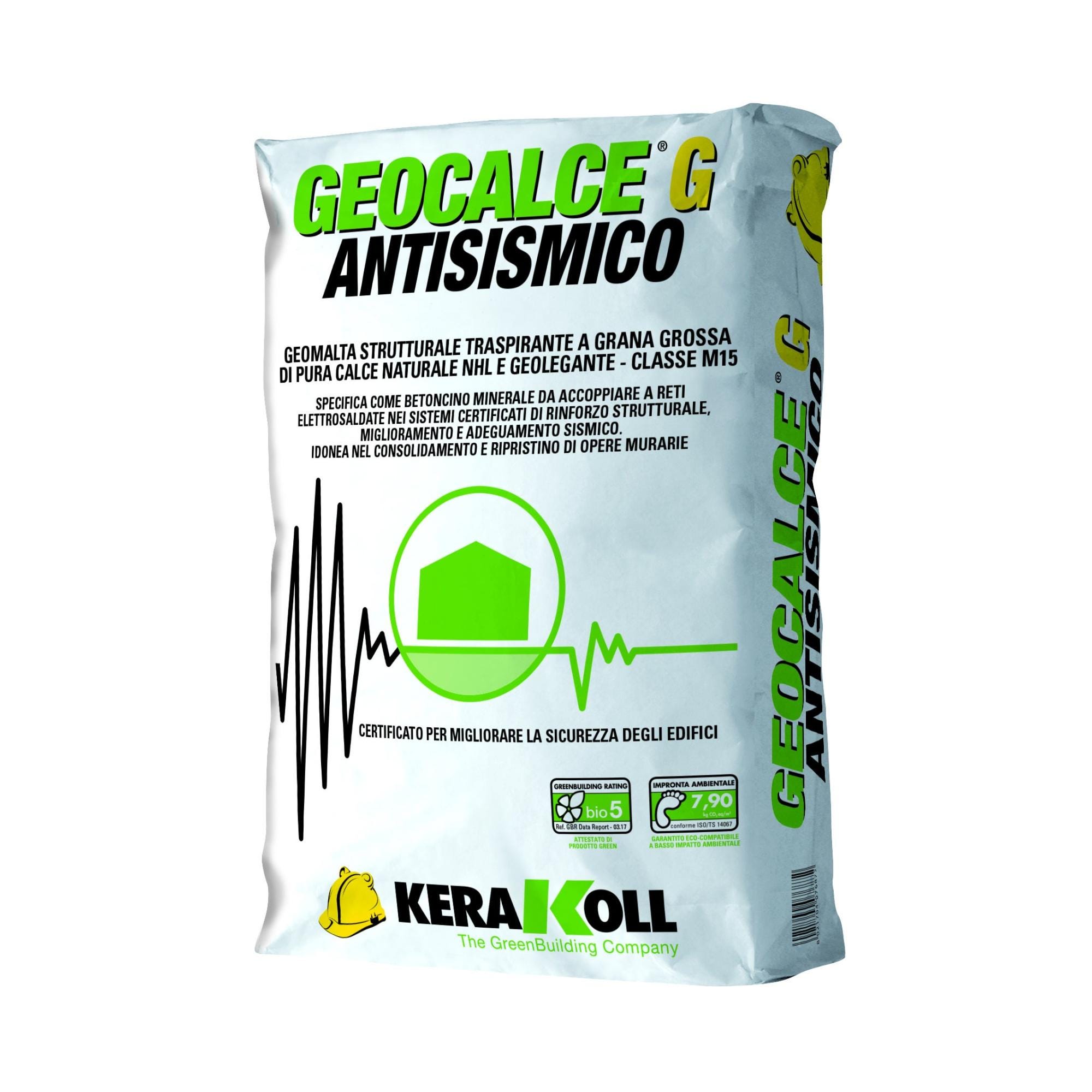 Geocalce Antisismico Kerakoll G - Malta Strutturale Traspirante M15 - Per Rinforzo Murature - Foto 10