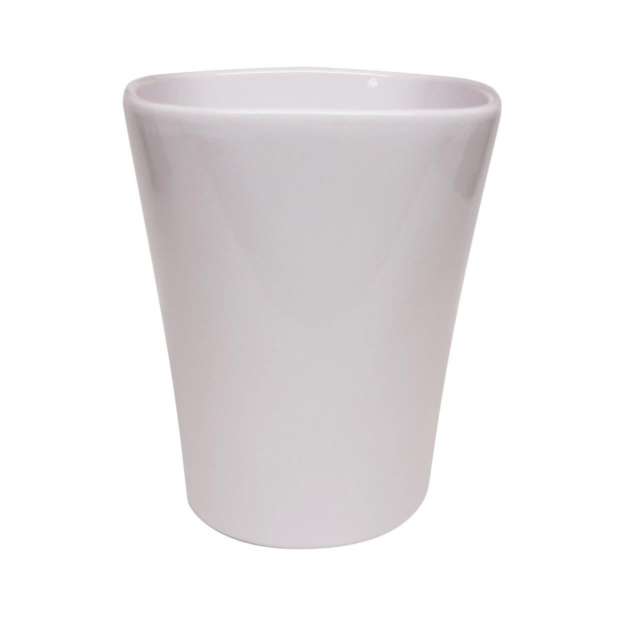 INNA-Glas Portafiori Ceramica, Beige-Opaco, 25cm, 28cm - portavasi/vasi per Piante