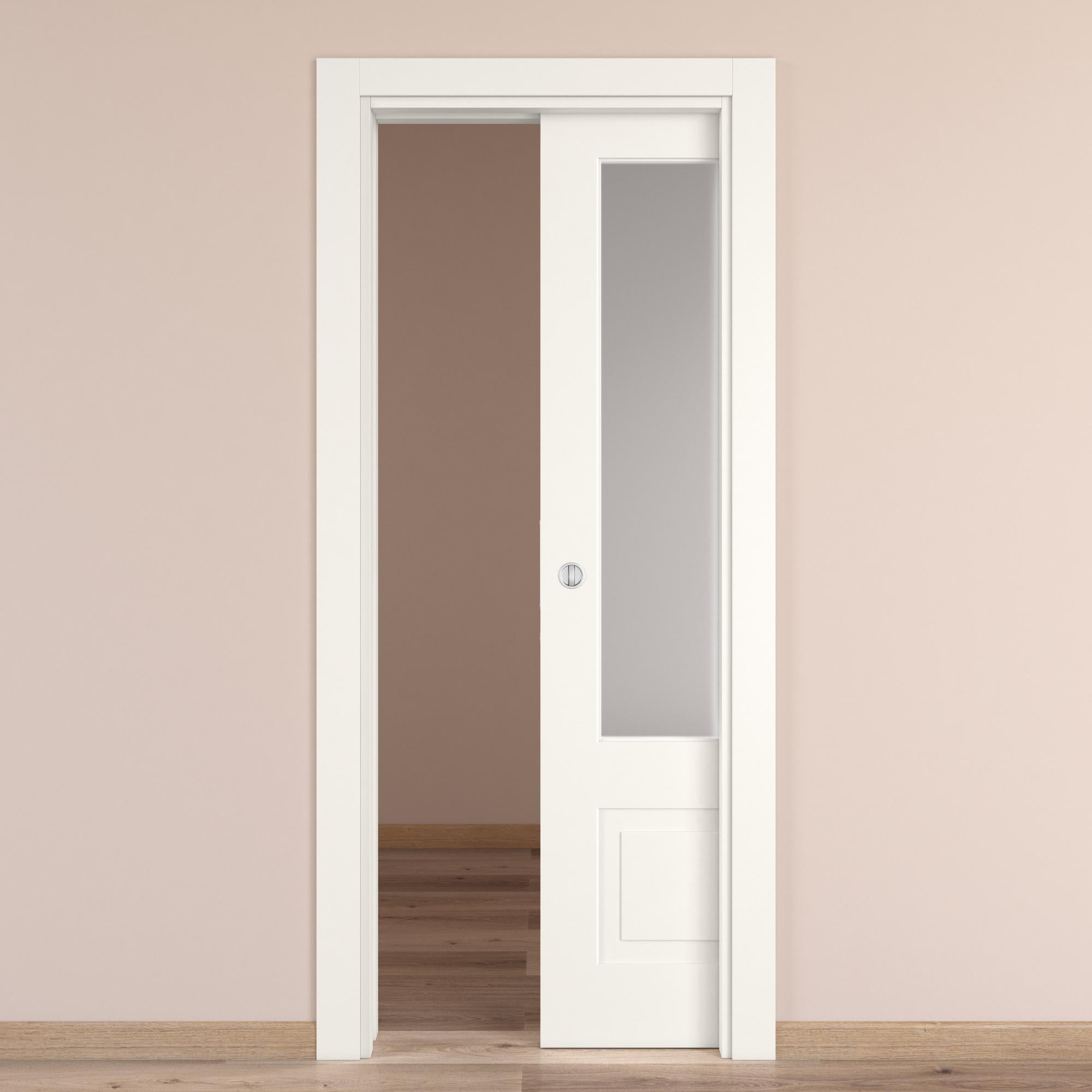 Adesivo Murale Finestra Vista Mare 80x210 Cm | PVC Autoadesivo | Decorazione Porta 3D | Facile Applicazione