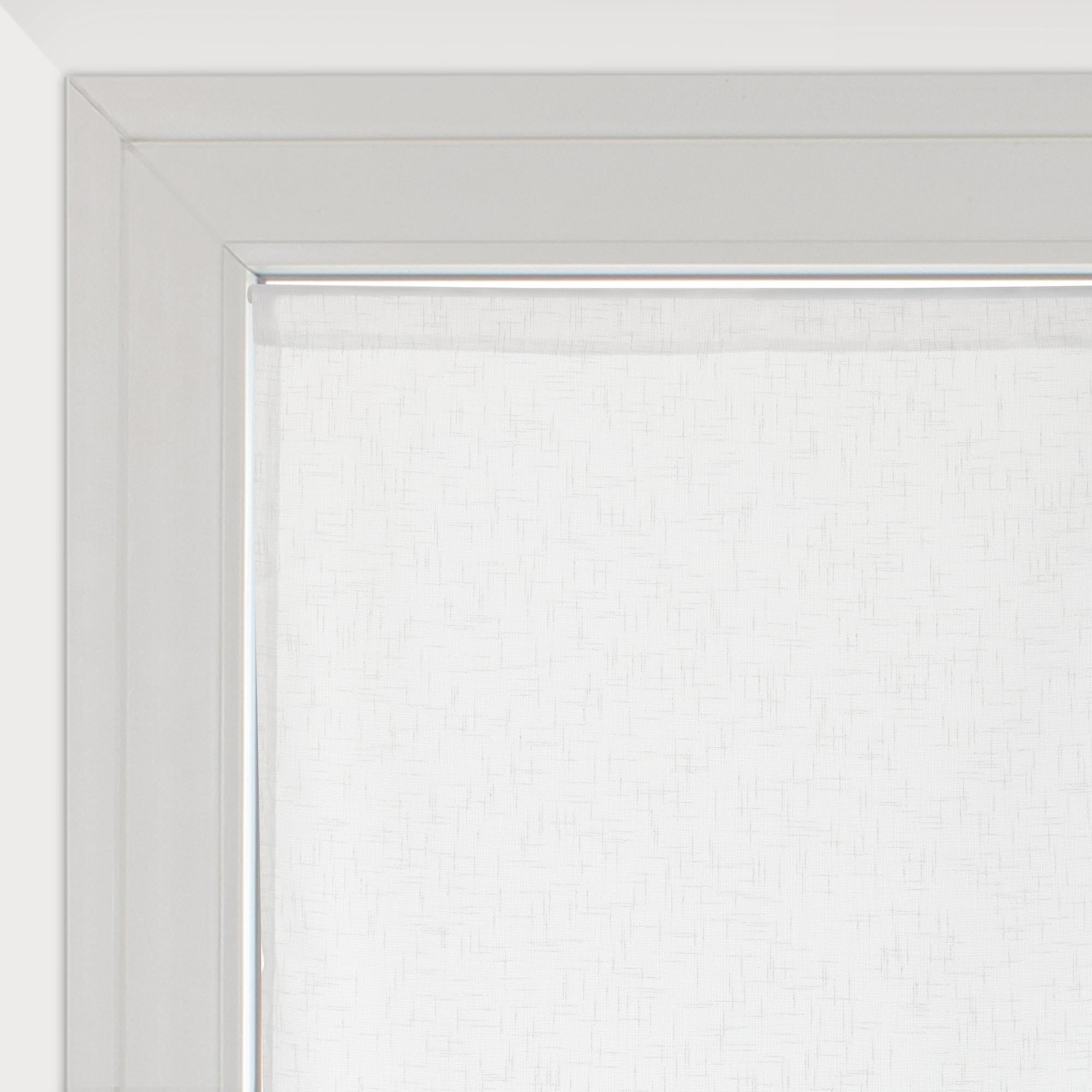 Tenda semi-filtrante Real beige fettuccia con passanti nascosti 140x300