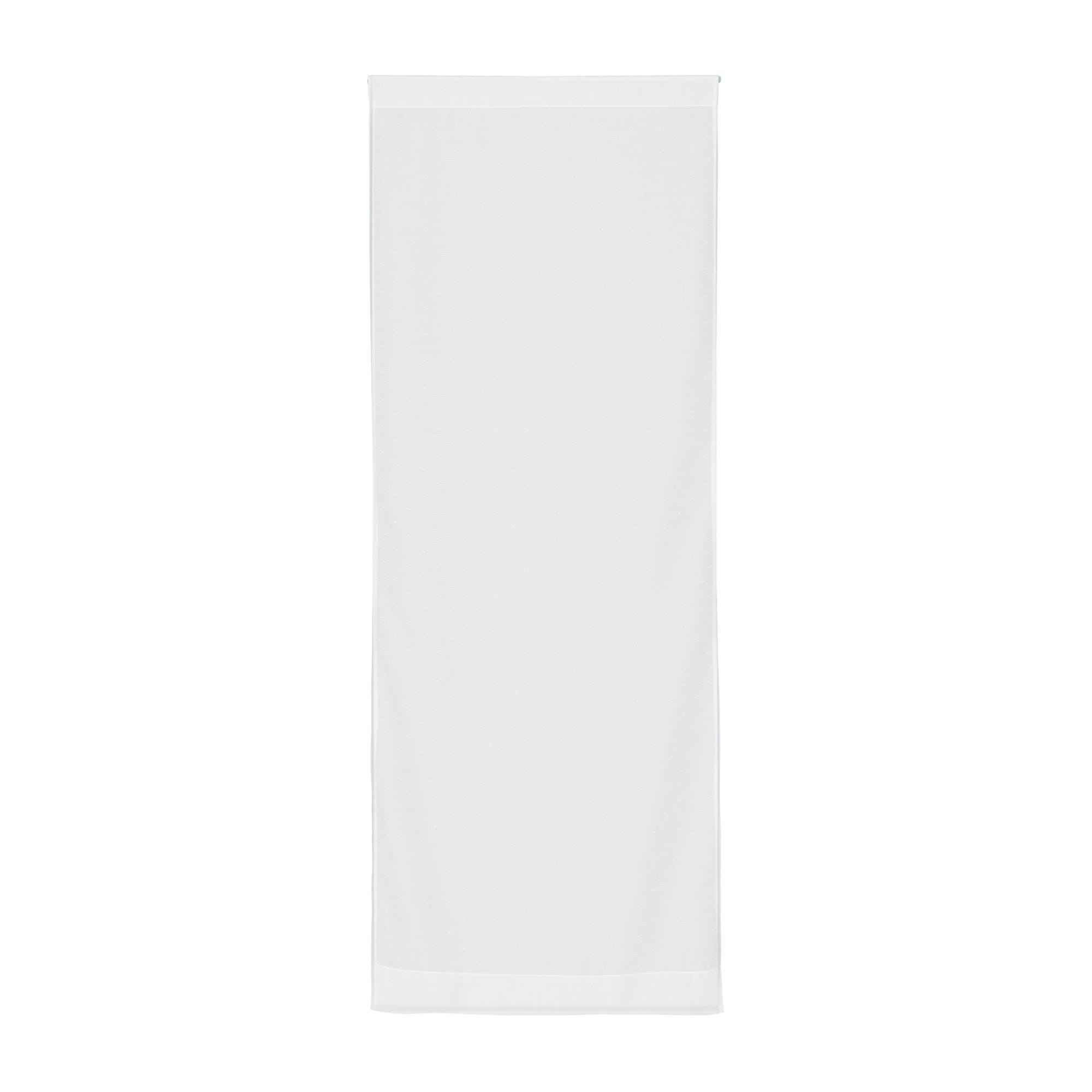 Tendina a vetro filtrante Picasso bianco tunnel 58x170 cm