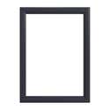 Set Di 3 Cornici Per Foto 50x70 Cm In Legno Nero - Con Plexiglass Infrangibile, Appendiabili Orizzontali O Verticali