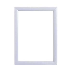 Artecentro cornice per quadri tele - shabby chic bianco-colore in legno  varie misure offerta (bianco/marrone, 50x70 + passepartout)