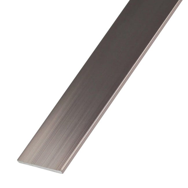 Piatto Color Rame Profilo piatto STANDERS in alluminio L 2.6 m x 3 cm rame | Leroy Merlin