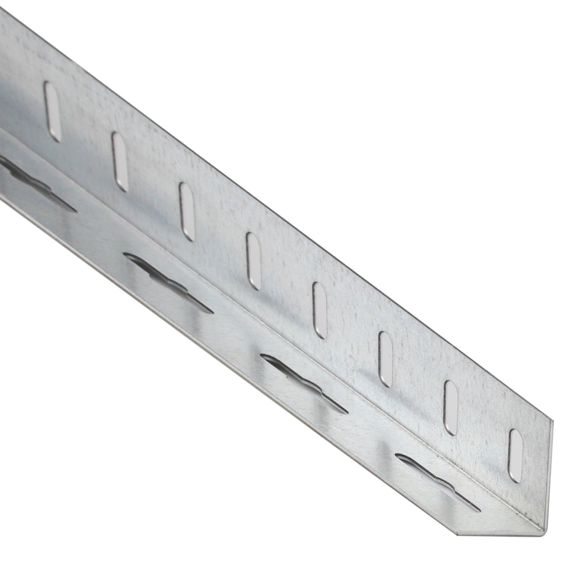 Profilo angolare simmetrico STANDERS in ferro grigio opaco L 2.6 m
