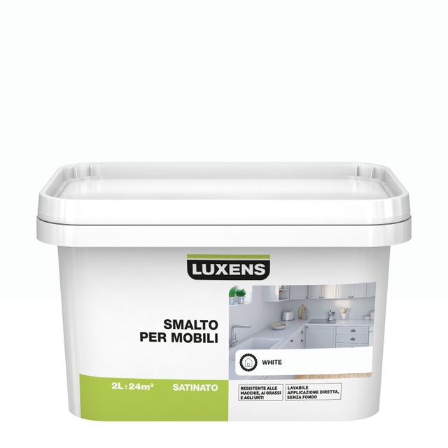 PITTURA BIANCA LAVABILE LUXENS 14LT - Bricocenter