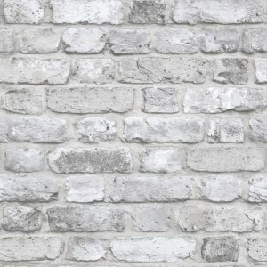 Carta da parati lavabile in vinile imitazione muro effetto pietra calcarea  strutturata - Lawton Street 421623 di GAULAN - Rotolo di 10 m x 0,53 m