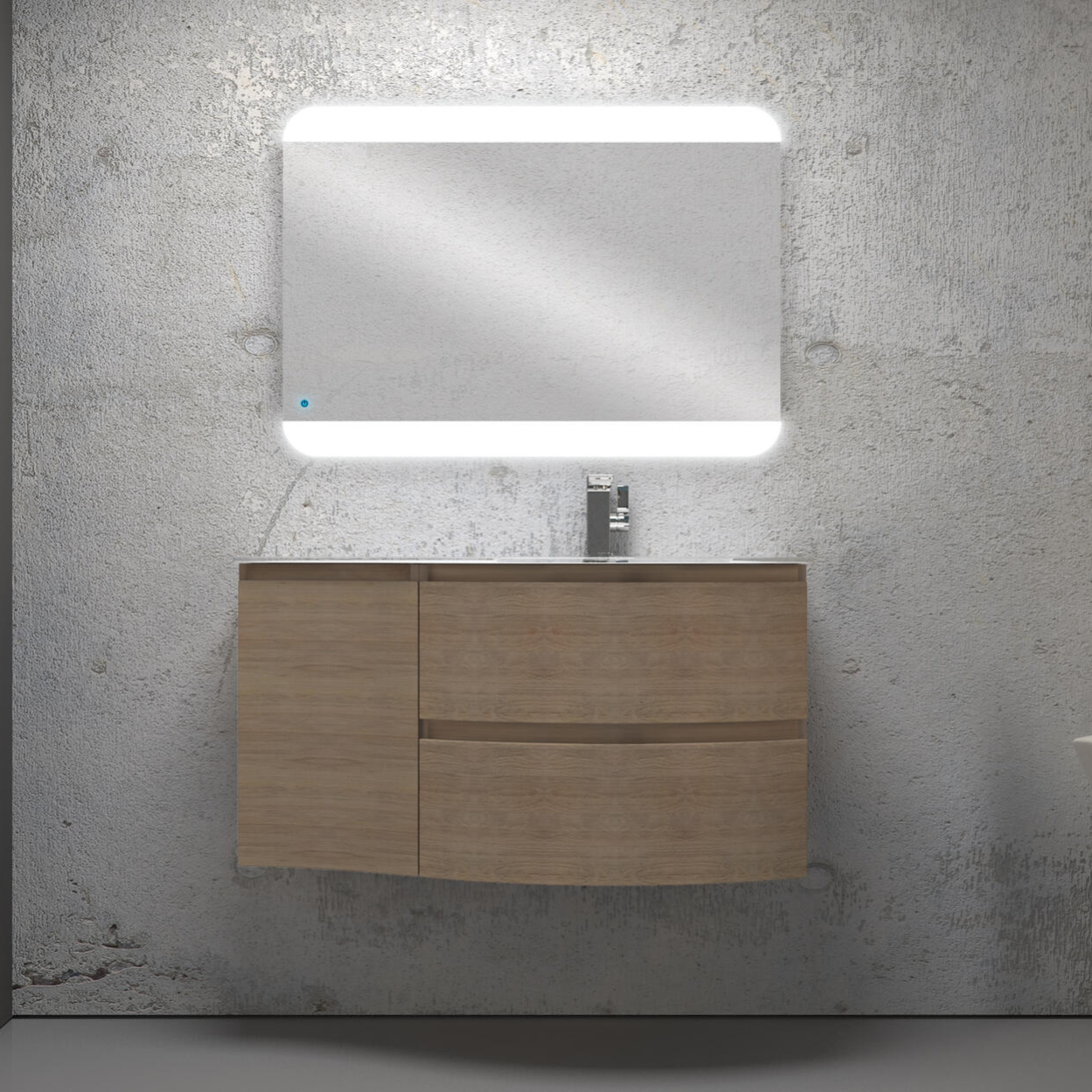 Mobile Sottolavabo E Lavabo Remix Rovere Ribeira L 60 X H 57.7 X P 33 Cm 2 Ante 87506262