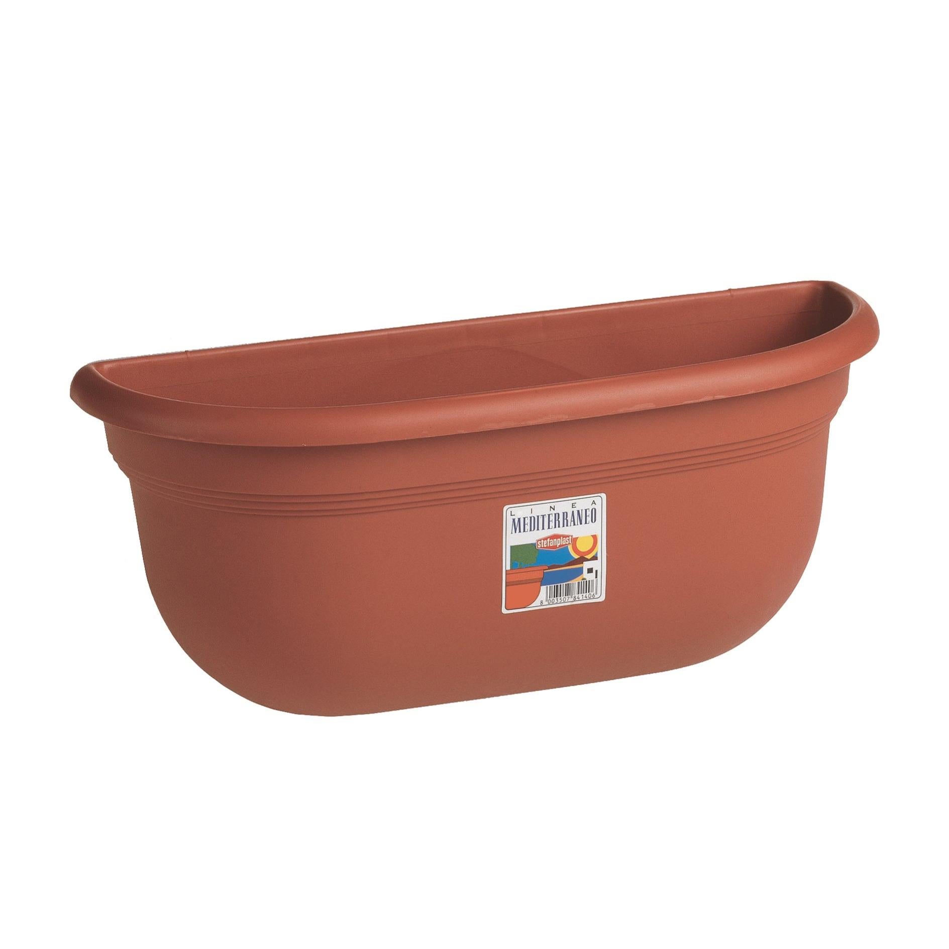 Vaso Mediterraneo Cm 45 82450 Marrone Stefanplast