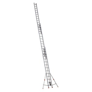 Scala telescopica in alluminio 14 gradini altezza: 4.1M