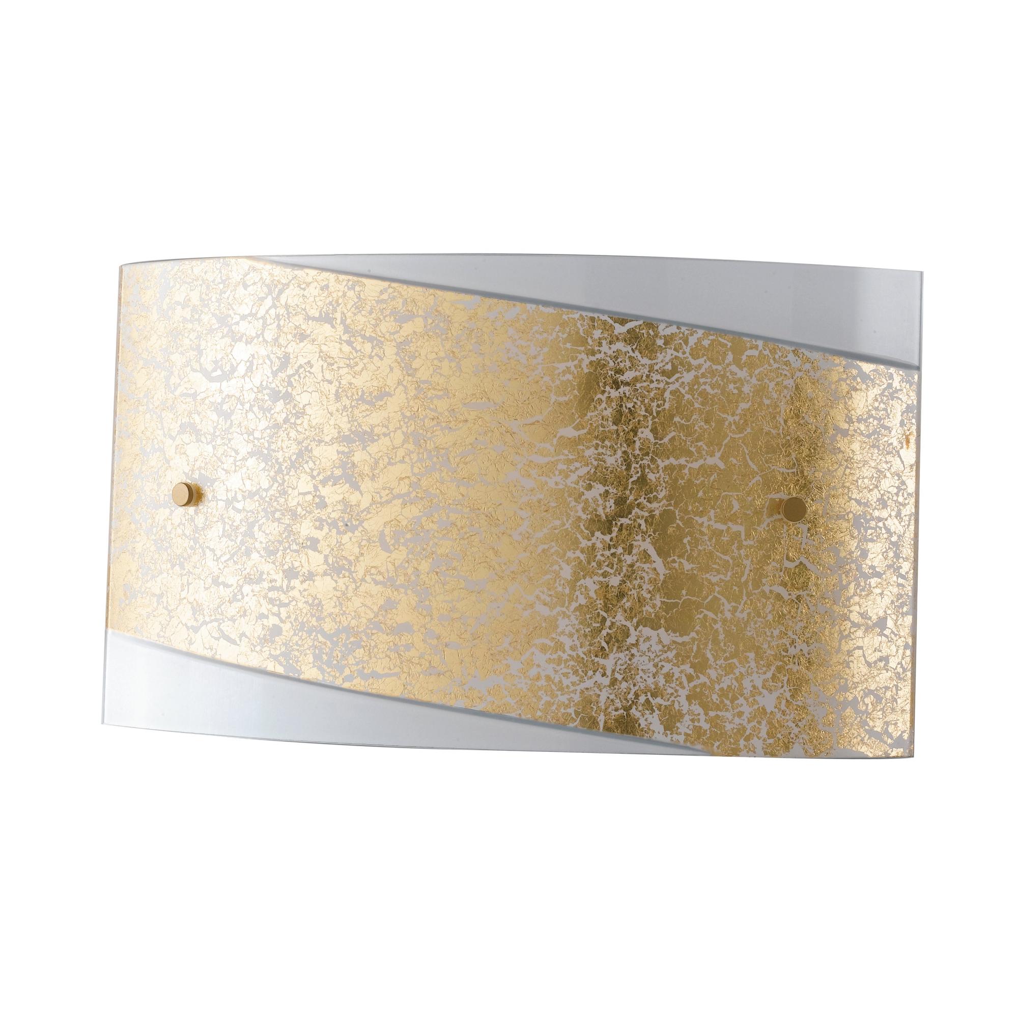 Applique glamour Paris oro, in vetro, 25 x 45 cm, 4 luci LUCE AMBIENTE
