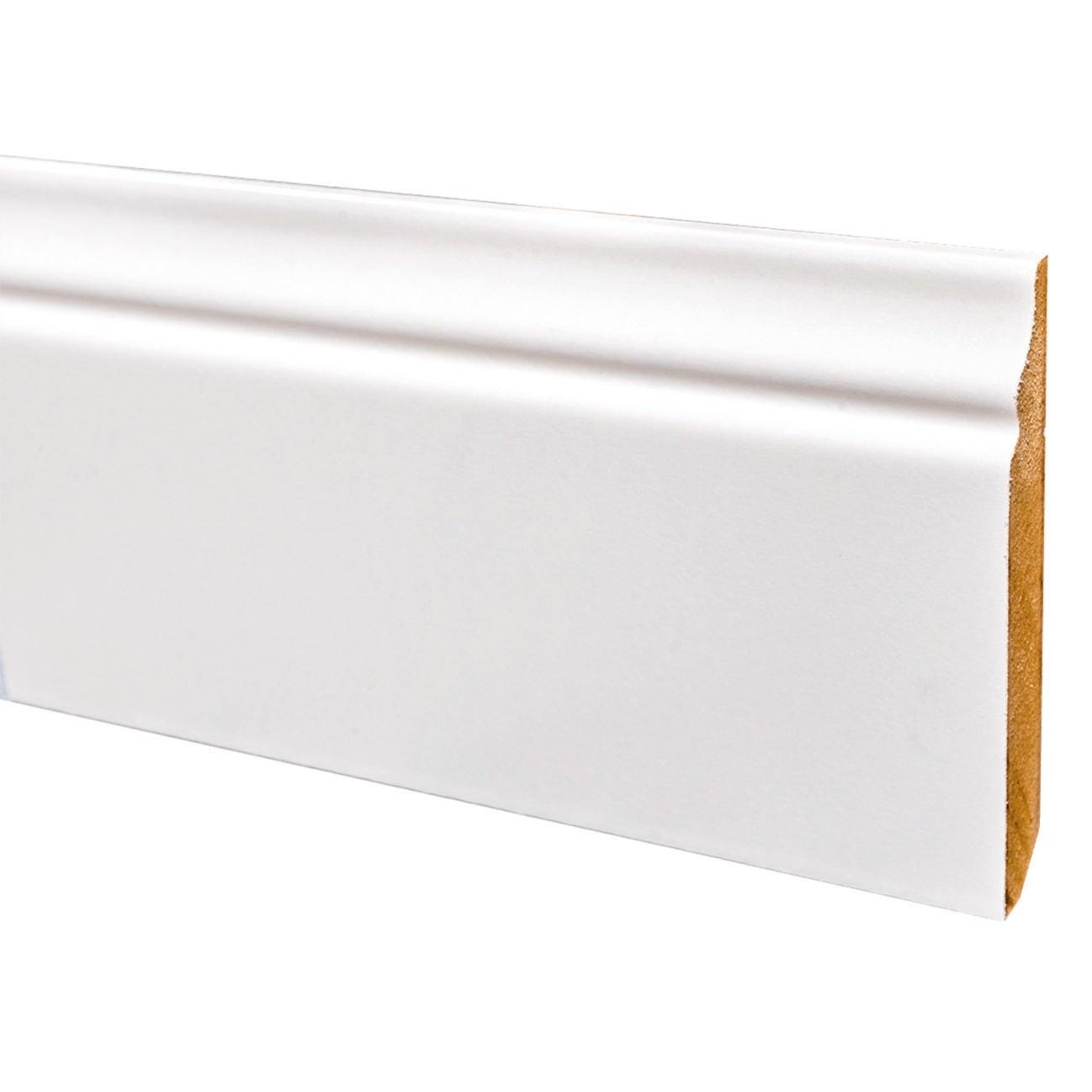 Cornice Misano In MDF Bianco Lucido, 35x45 Cm, Con Vetro Acrilico Antiriflesso Da 1 Mm