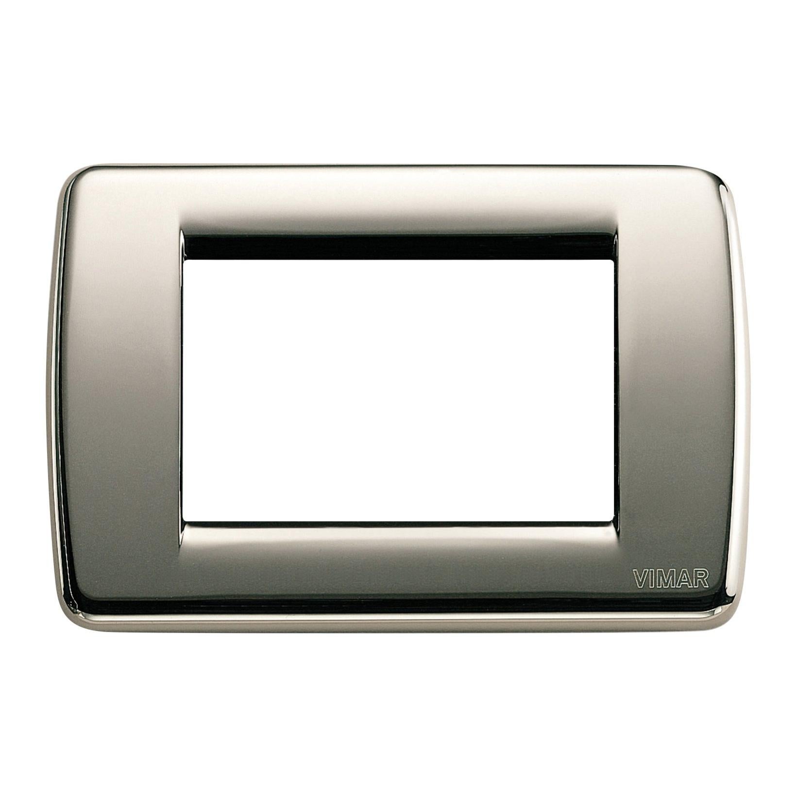 Placca Vimar Arke Round 3 Moduli Nero - Interruttore Moderno Per Cartongesso, Design Filo Muro - Foto 12