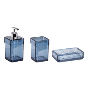 Set di accessori da bagno GEDY in resina lilla