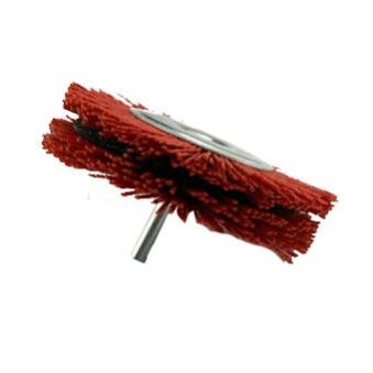 Spazzola Rotonda In Nylon Per Trapano E Smerigliatrice - 100 Mm | Codolo 1/4" | Pulizia Aggressiva - Foto 10