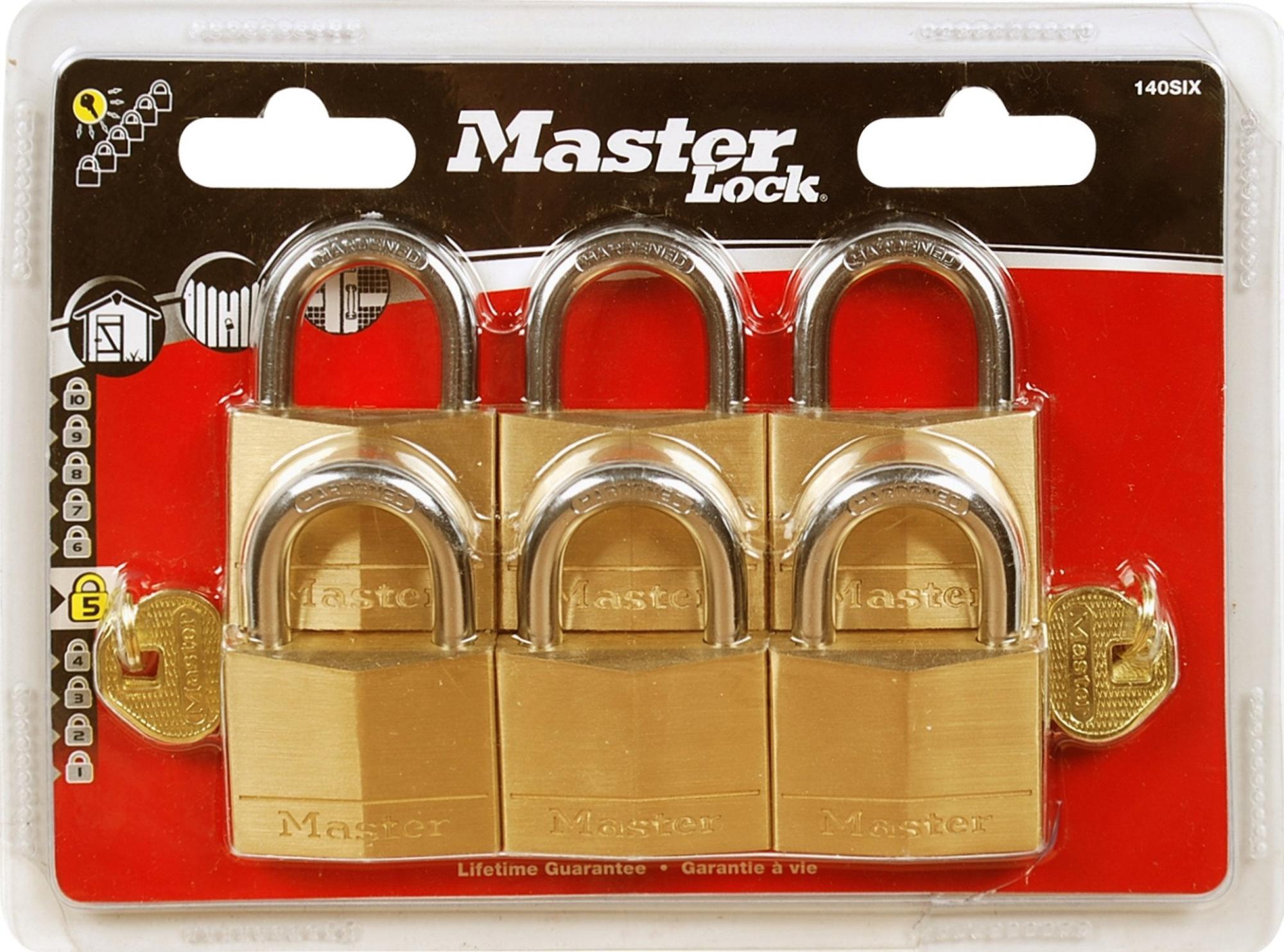 Lucchetto con chiave MASTER LOCK TSA ansa H 13 x L 11 x 3 mm, 2 pezzi