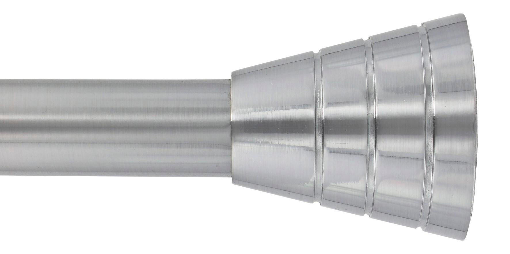 Gardinia 2 Pezzi Bastone a Pressione per Finestra di plastica Steel 2 unità Colore Bianco 35-45 cm ausdrehbar di 35 cm 45 cm 
