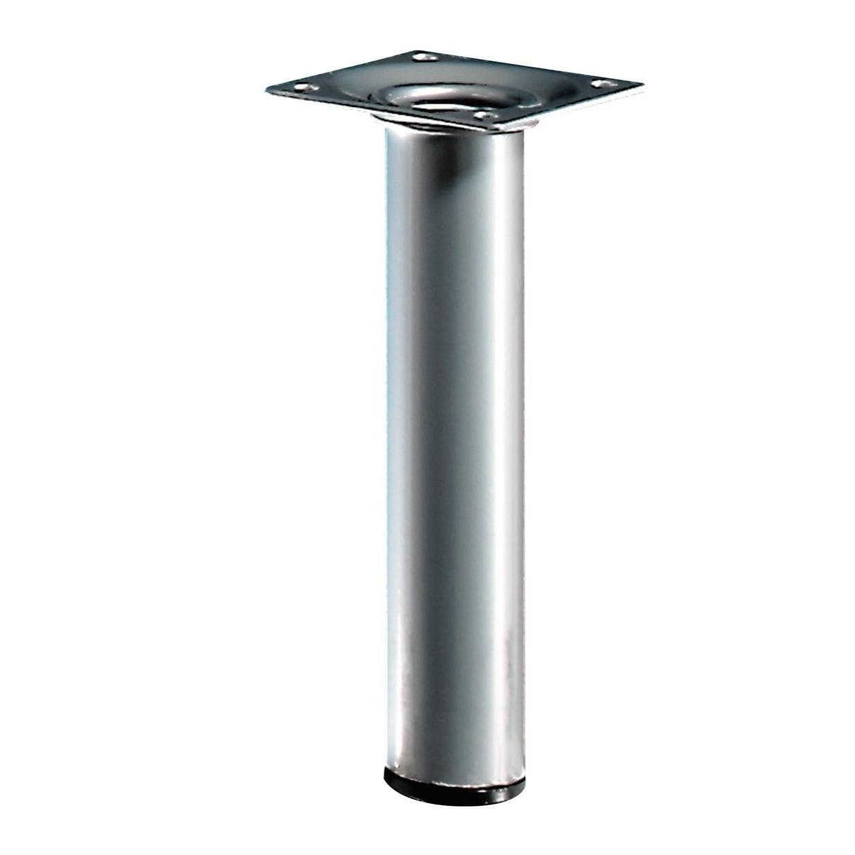 Gamba Per Tavolo HNZHUXUE In Acciaio Inossidabile Regolabile | Altezza 70 Cm, Tubo 60 Mm, Colore Nero Opaco