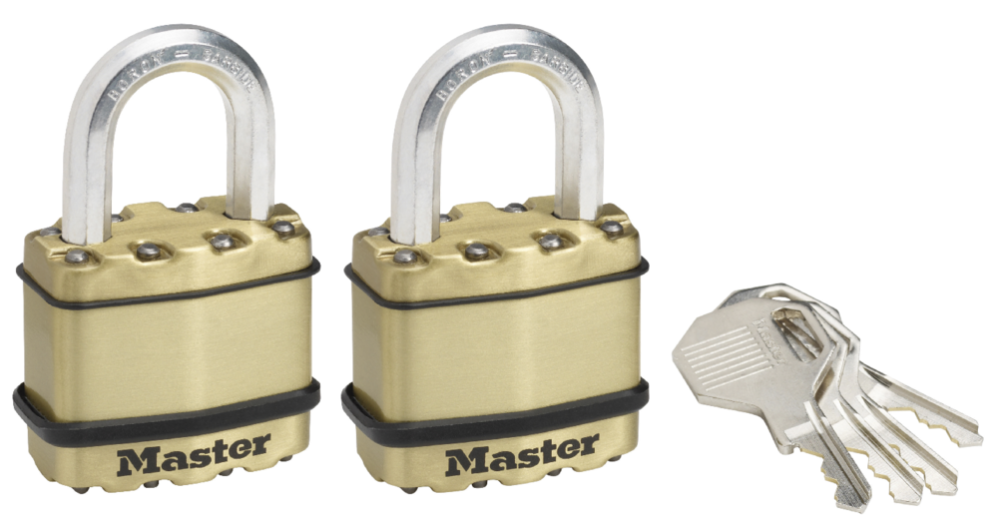 Lucchetto con chiave MASTER LOCK in acciaio x L 20 x 8 mm | Leroy Merlin