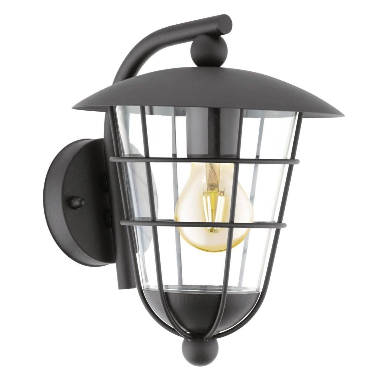 Luce Da Giardino PORU Per Esterni - IP44, 39 Cm, Nero, E27 Max 40W - Illuminazione Sentiero - Foto 2