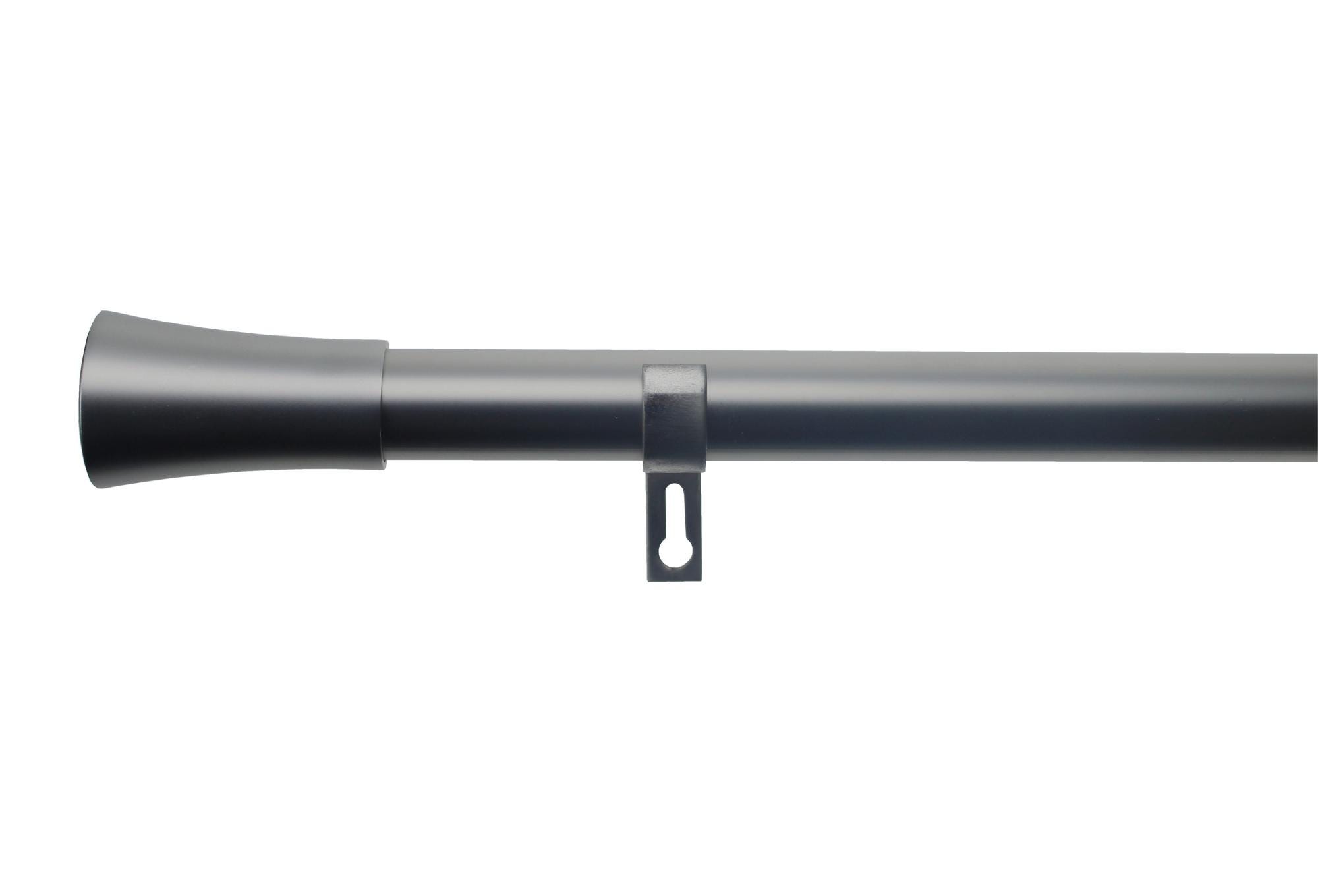 Kit bastone per tenda a pressione estensibile da 200 a 300 cm Sombrio in  ferro sabbiato grigio / argento Ø 19 mm INSPIRE