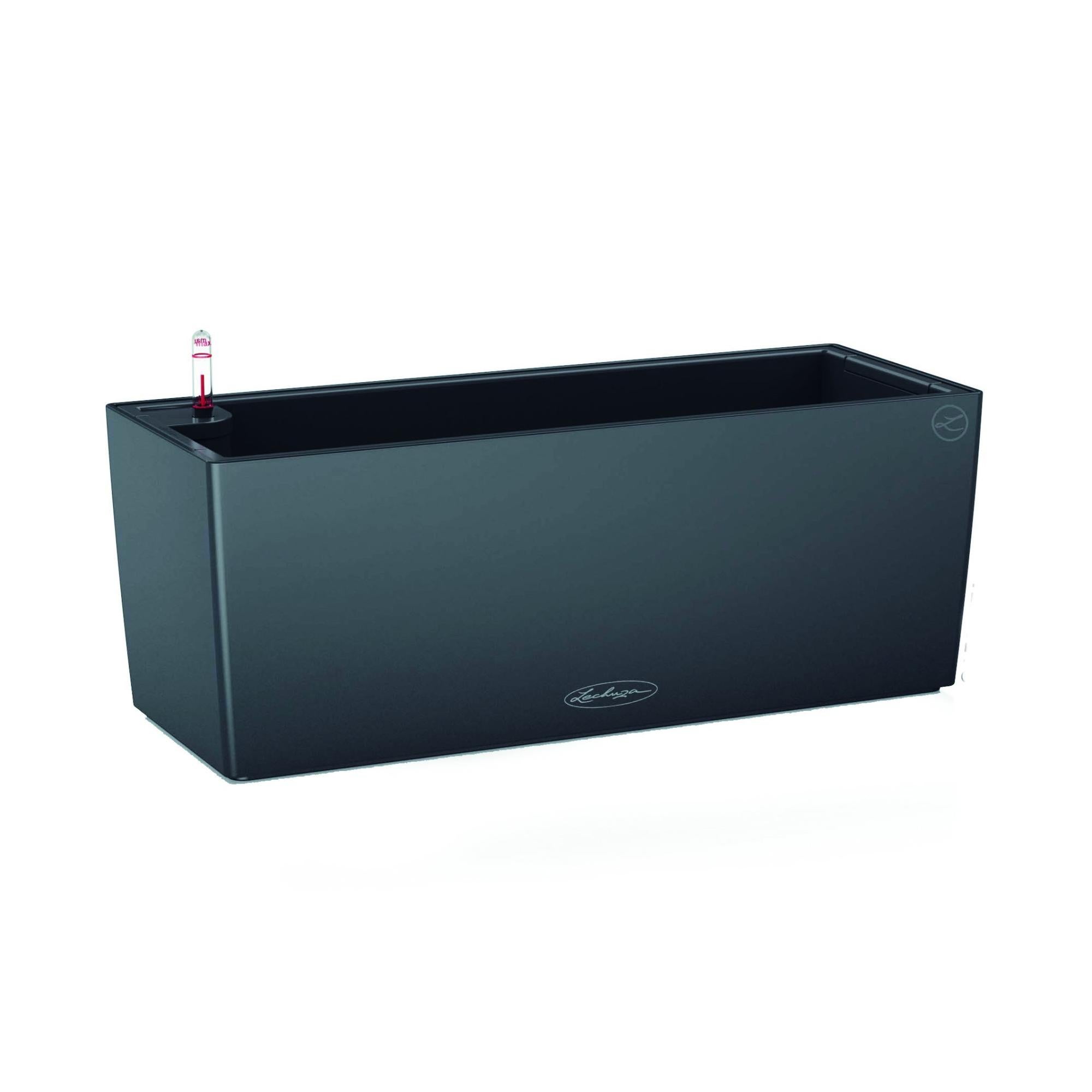 Cassetta Portafiori Terra Crown Grigia 39 Cm – In Plastica, Con Fissaggio Per Ringhiera, 12 Litri - 2